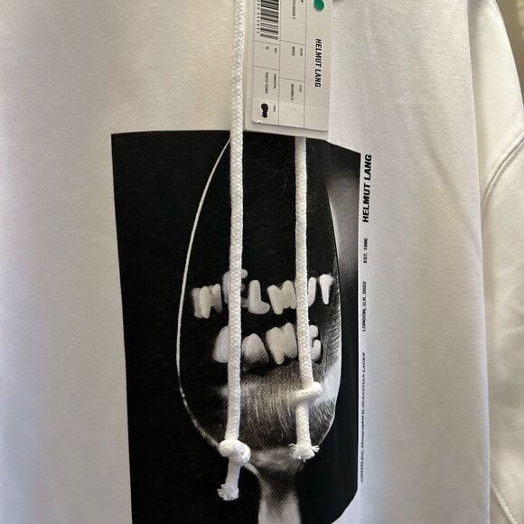 Men’s Helmut Lang hooded sweatshirt with graphics size XL - Picture 5 of 6